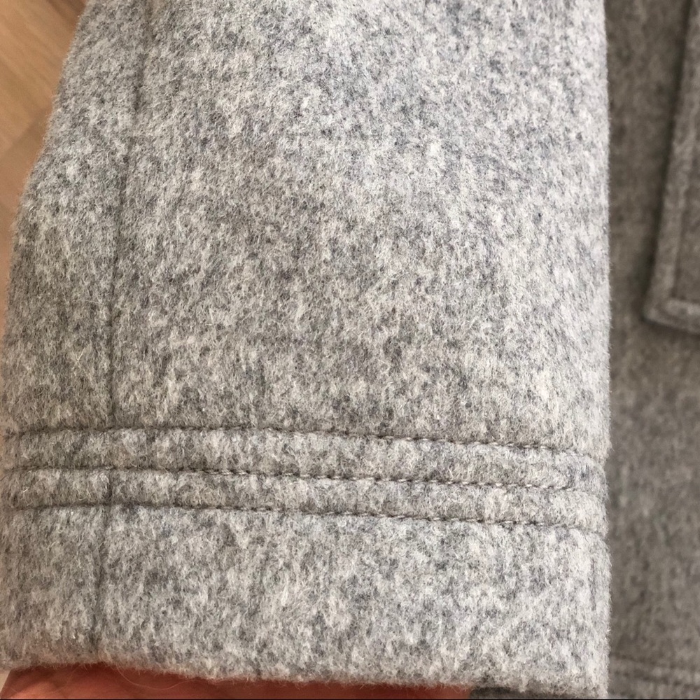 J.Crew Factory Gray Wool Coat - Picture 3 of 6